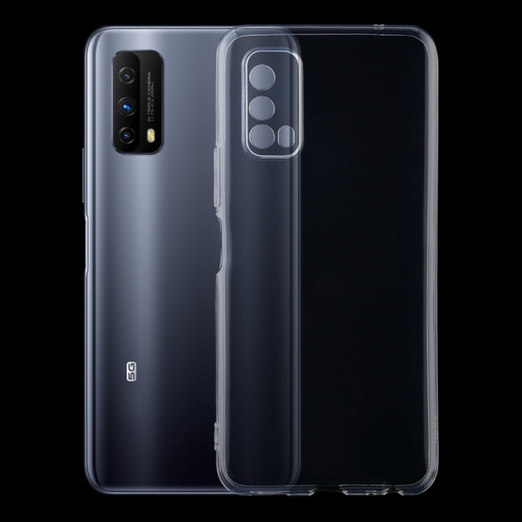 For Vivo iQOO Z1x 0.75mm Ultra-thin Transparent TPU Soft Protective Case