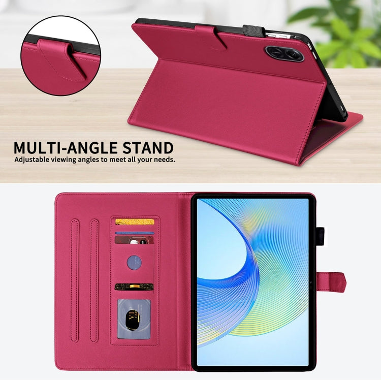 For Honor Pad X9 / X8 Pro Rhombus Lattice Leather Tablet Case