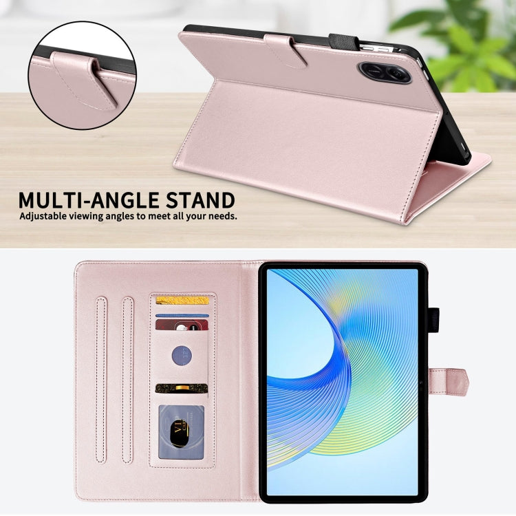 For Honor Pad X9 / X8 Pro Rhombus Lattice Leather Tablet Case