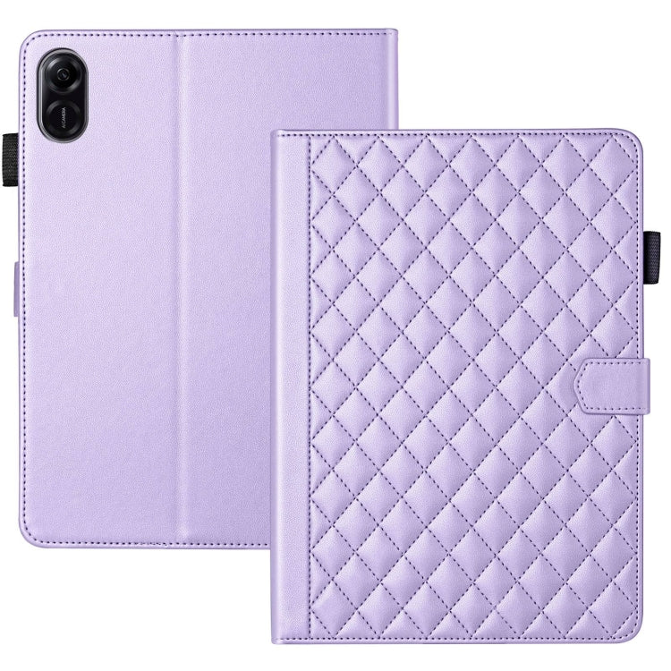 For Honor Pad X9 / X8 Pro Rhombus Lattice Leather Tablet Case