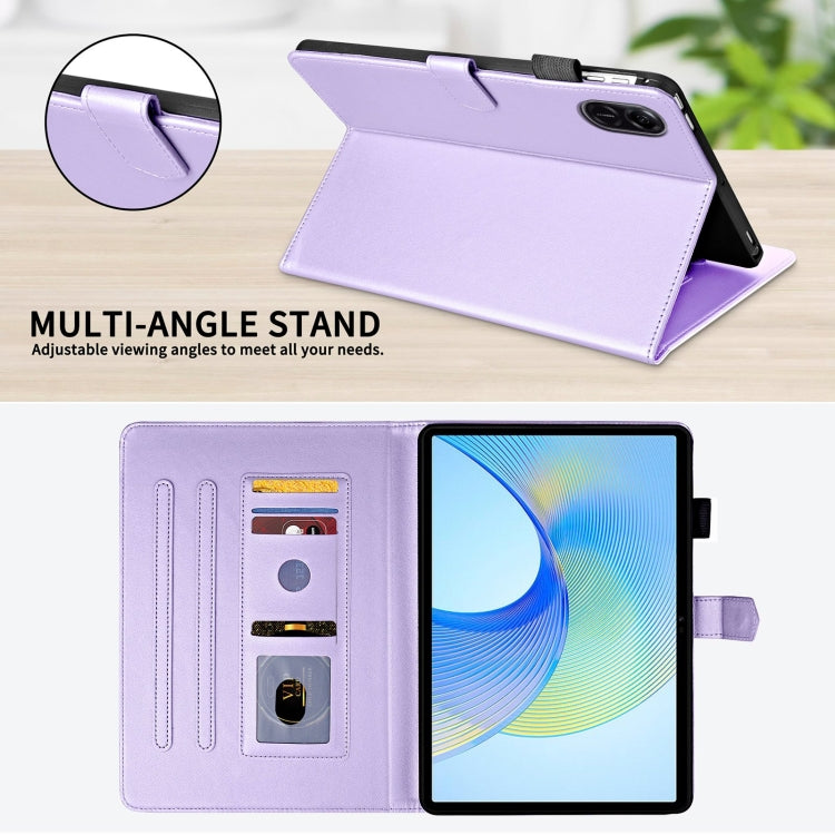 For Honor Pad X9 / X8 Pro Rhombus Lattice Leather Tablet Case