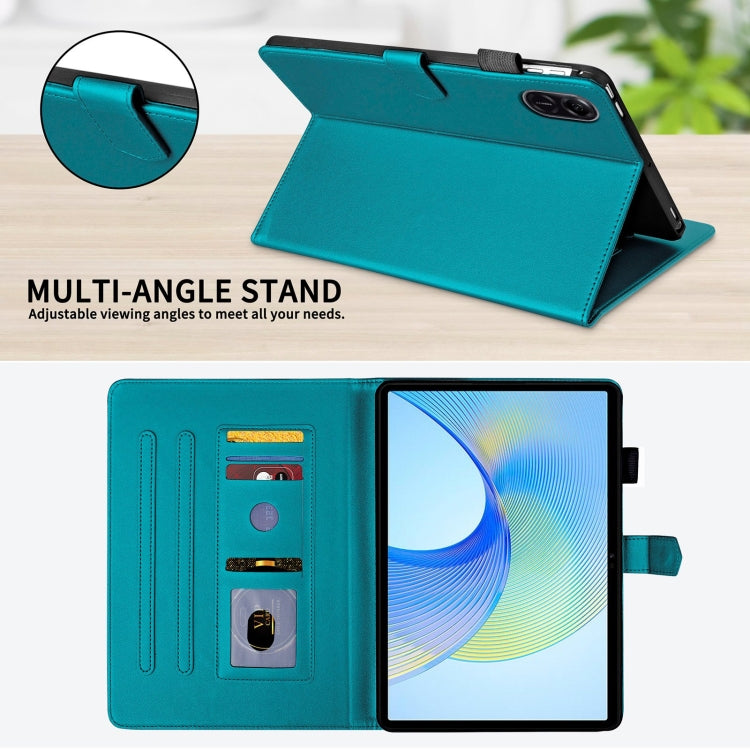 For Honor Pad X9 / X8 Pro Rhombus Lattice Leather Tablet Case