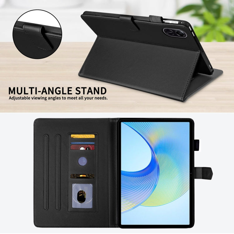 For Honor Pad X9 / X8 Pro Rhombus Lattice Leather Tablet Case