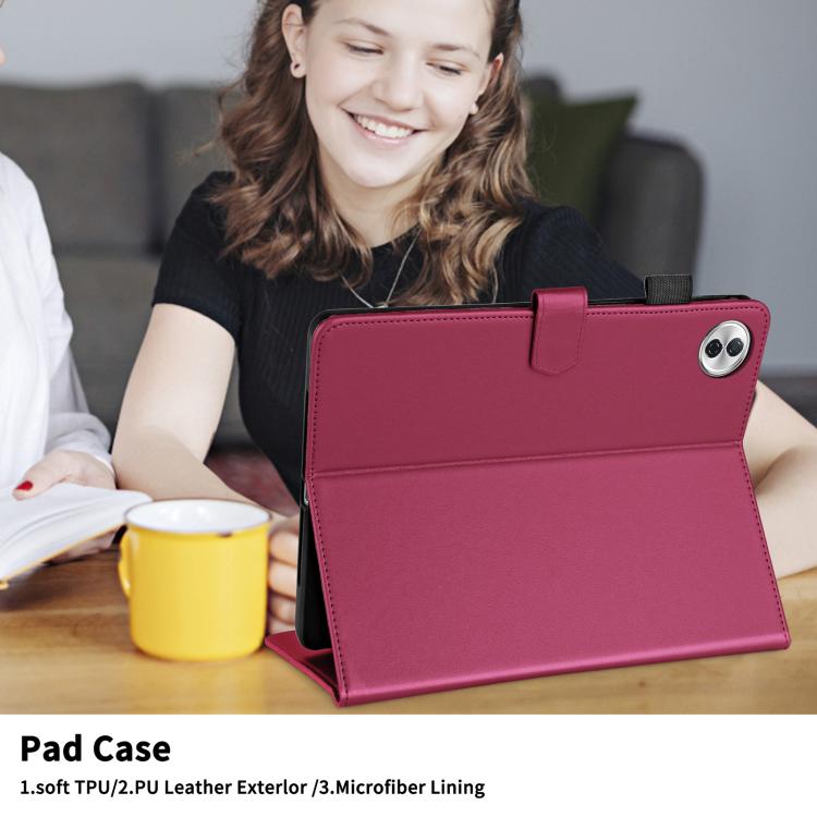For Honor Pad 10 12.1 inch 2025 Rhombus Lattice Leather Tablet Case