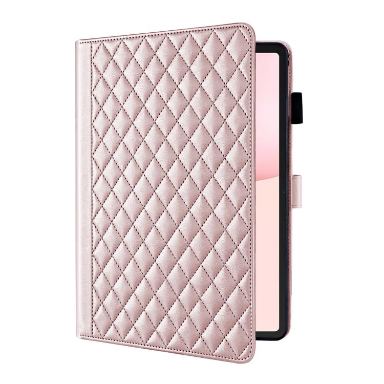 For Honor Pad 10 12.1 inch 2025 Rhombus Lattice Leather Tablet Case