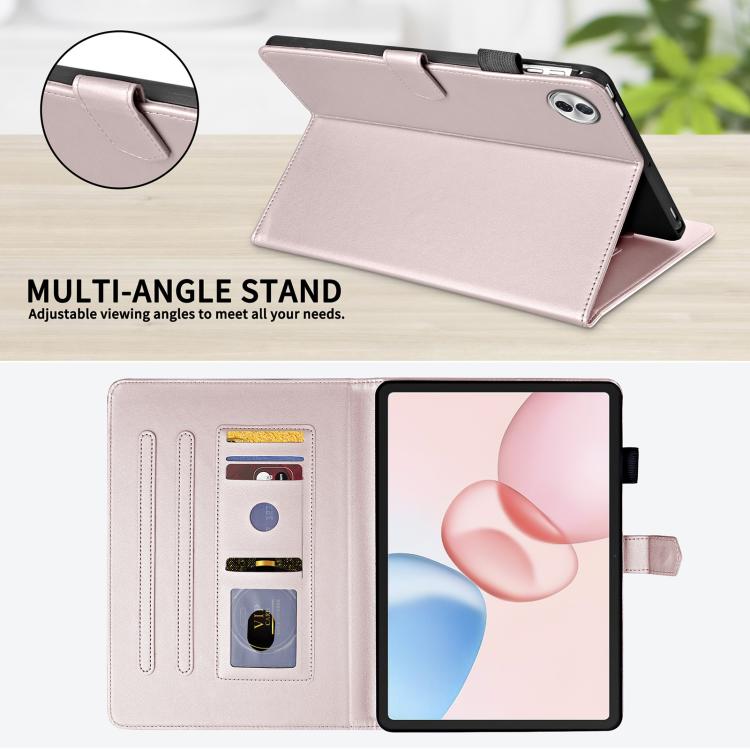 For Honor Pad 10 12.1 inch 2025 Rhombus Lattice Leather Tablet Case
