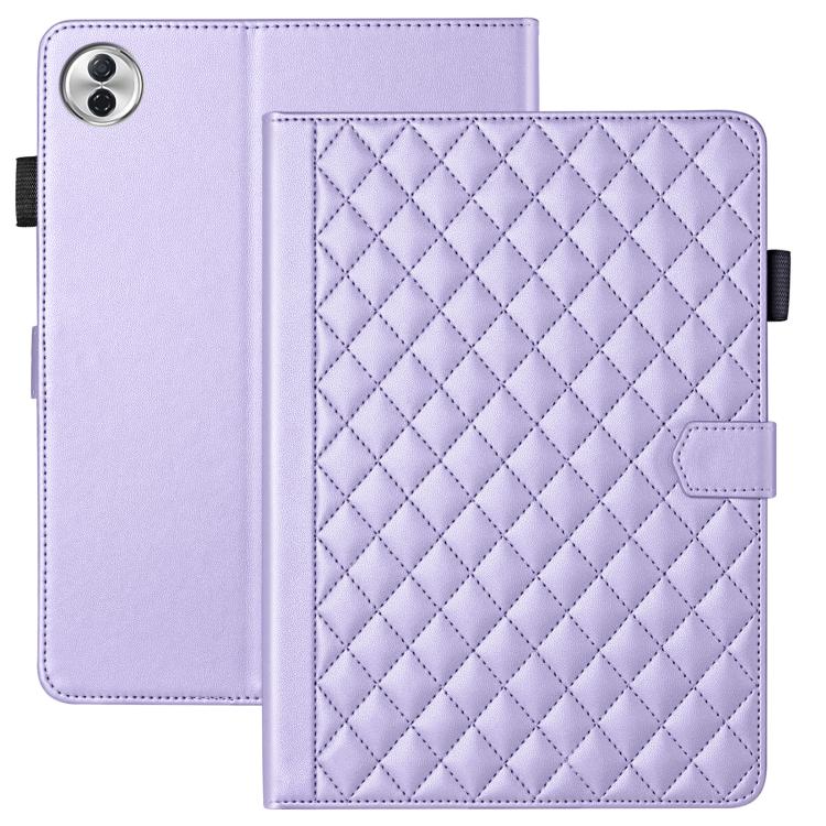 For Honor Pad 10 12.1 inch 2025 Rhombus Lattice Leather Tablet Case