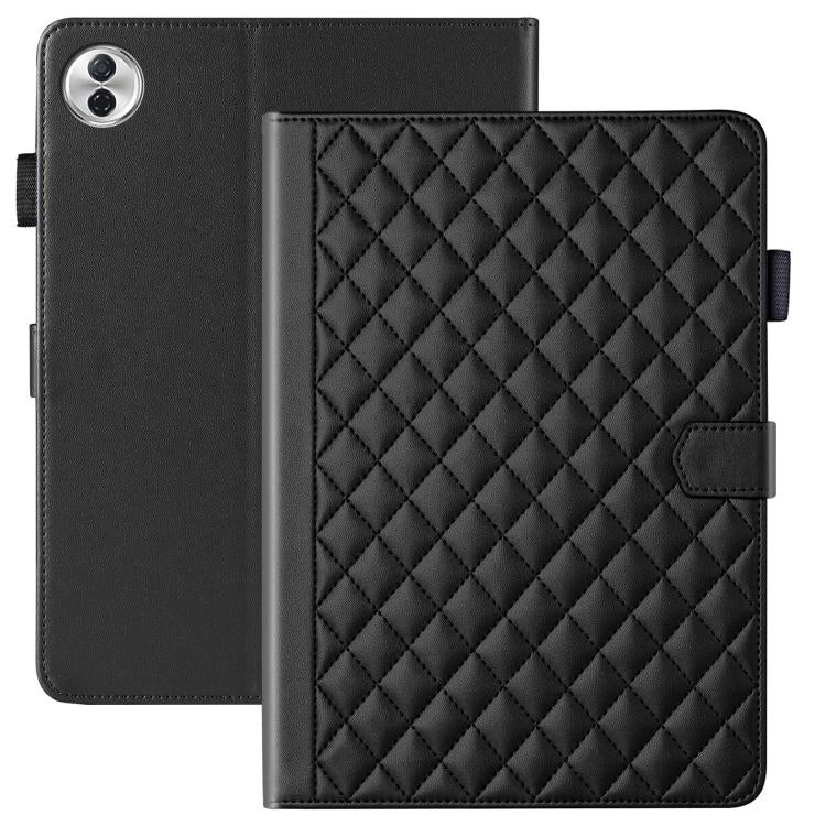 For Honor Pad 10 12.1 inch 2025 Rhombus Lattice Leather Tablet Case