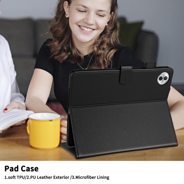 For Honor Pad 10 12.1 inch 2025 Rhombus Lattice Leather Tablet Case