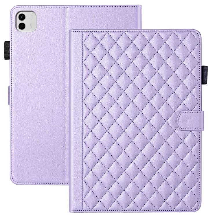 For Honor MagicPad4 / 3 Pro 12.3 2026  Rhombus Lattice Leather Tablet Case