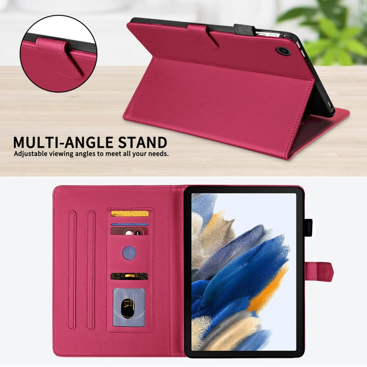 For Samsung Galaxy Tab A8 10.5 Rhombus Lattice Leather Smart Tablet Case