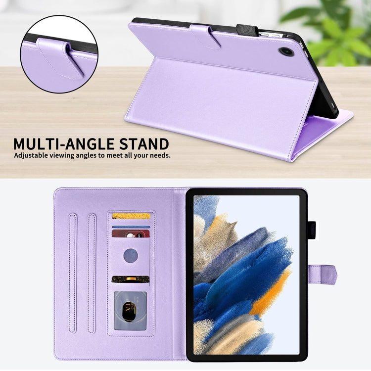 For Samsung Galaxy Tab A8 10.5 Rhombus Lattice Leather Smart Tablet Case