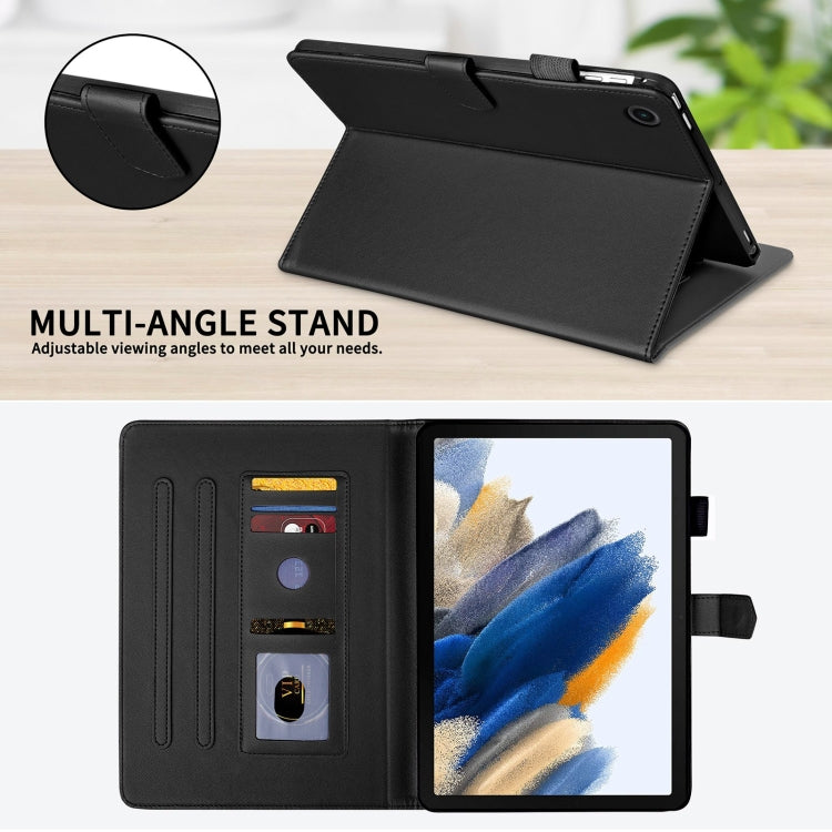 For Samsung Galaxy Tab A8 10.5 Rhombus Lattice Leather Smart Tablet Case