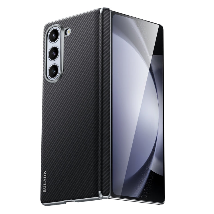 For Samsung Galaxy Z Fold6 SULADA 600D Kevlar Texture PC Shockproof Phone Case