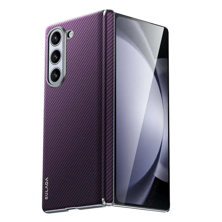 For Samsung Galaxy Z Fold6 SULADA 600D Kevlar Texture PC Shockproof Phone Case