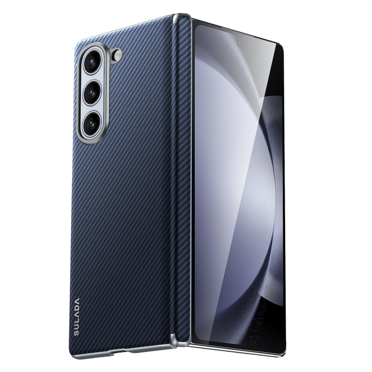 For Samsung Galaxy Z Fold6 SULADA 600D Kevlar Texture PC Shockproof Phone Case