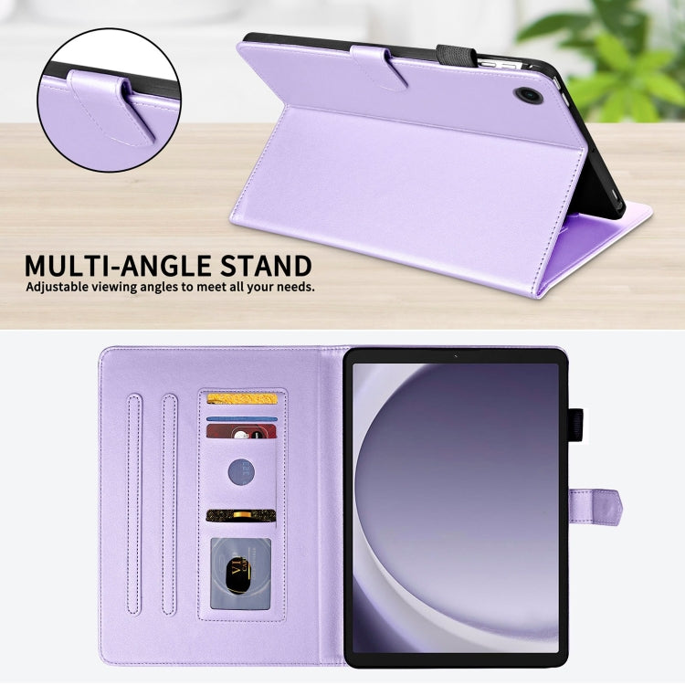 For Samsung Galaxy Tab A11 / A9 Rhombus Lattice Leather Tablet Case
