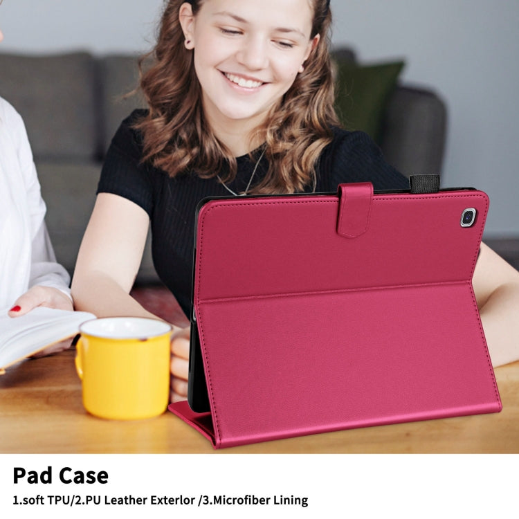 For Samsung Galaxy Tab S6 Lite 2024 Rhombus Lattice Leather Tablet Case