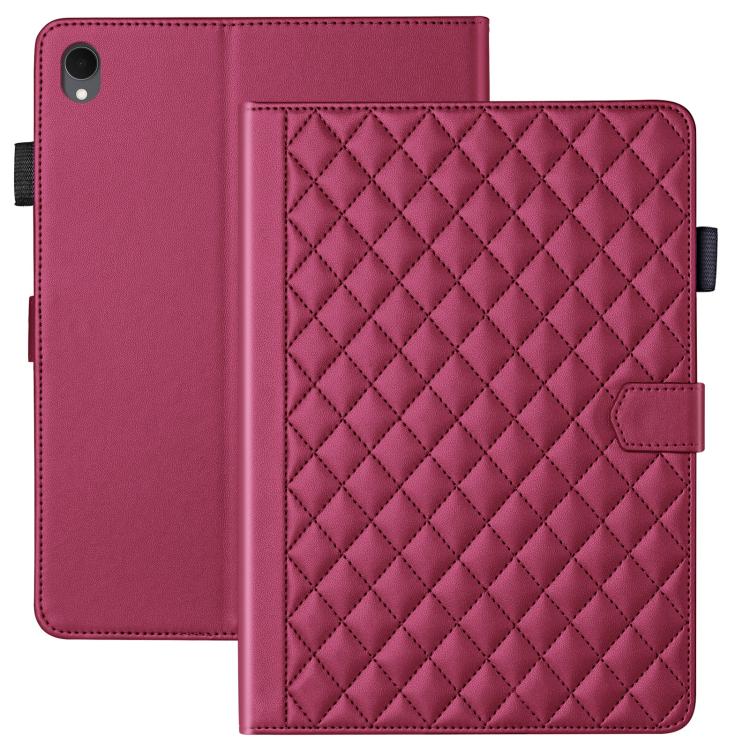 For Samsung Galaxy Tab S11 Rhombus Lattice Leather Tablet Case