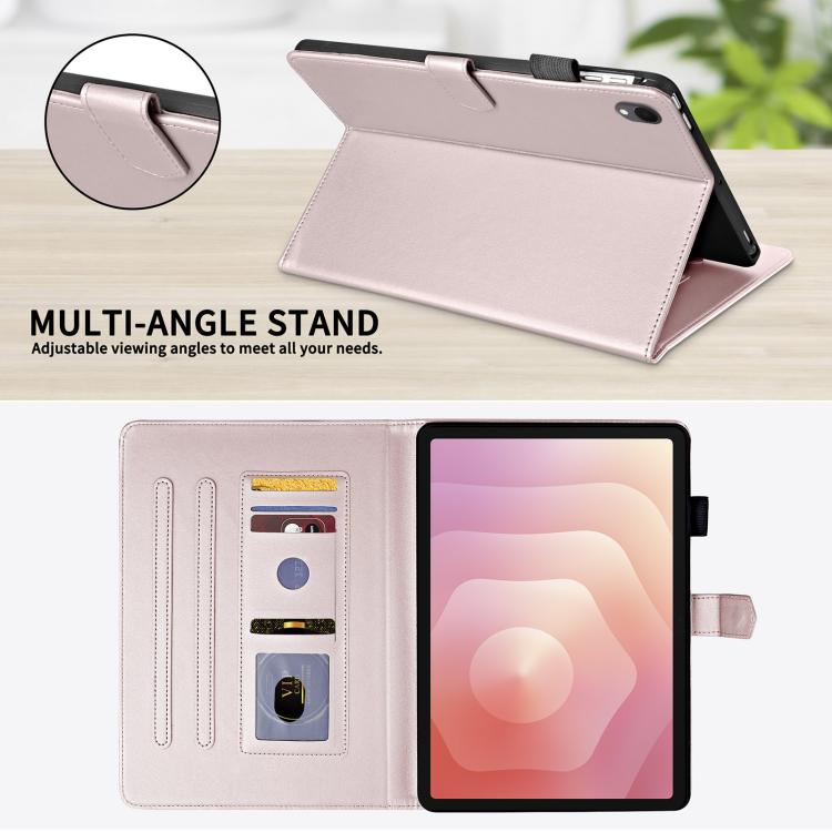 For Samsung Galaxy Tab S11 Rhombus Lattice Leather Tablet Case