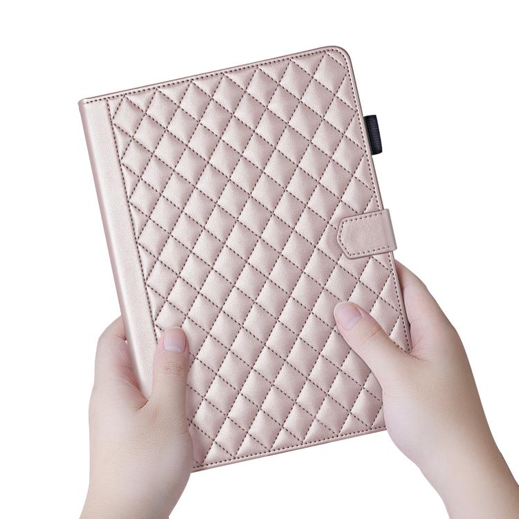 For Samsung Galaxy Tab S11 Rhombus Lattice Leather Tablet Case