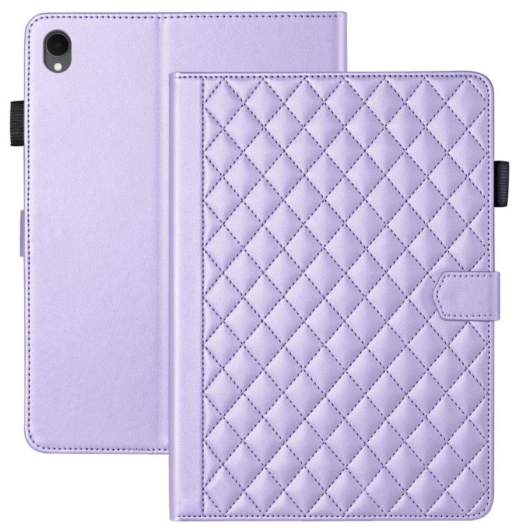 For Samsung Galaxy Tab S11 Rhombus Lattice Leather Tablet Case