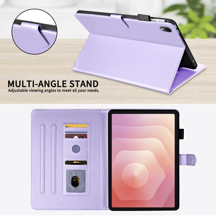 For Samsung Galaxy Tab S11 Rhombus Lattice Leather Tablet Case