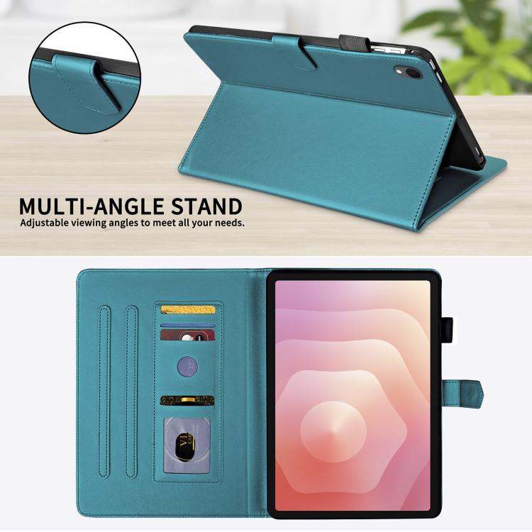For Samsung Galaxy Tab S11 Rhombus Lattice Leather Tablet Case