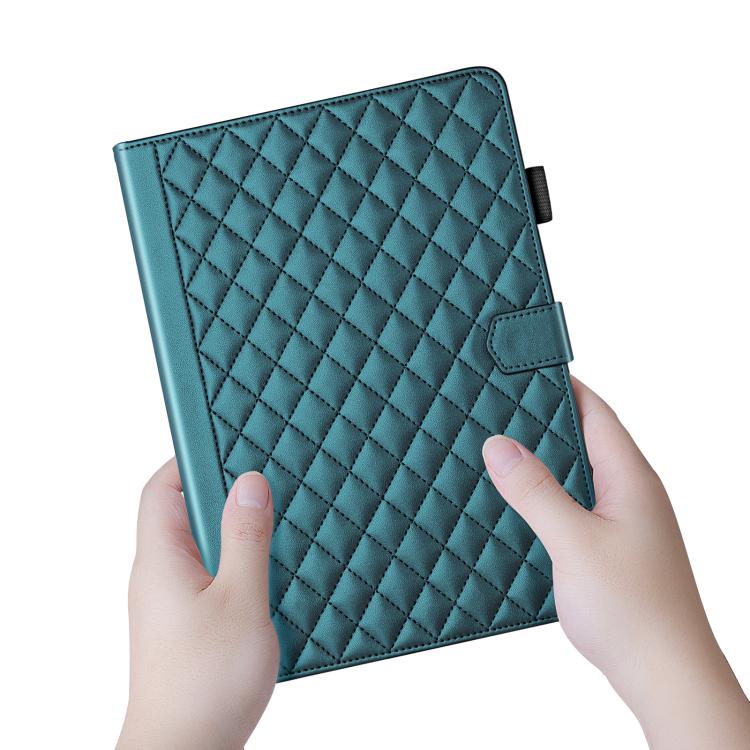 For Samsung Galaxy Tab S11 Rhombus Lattice Leather Tablet Case