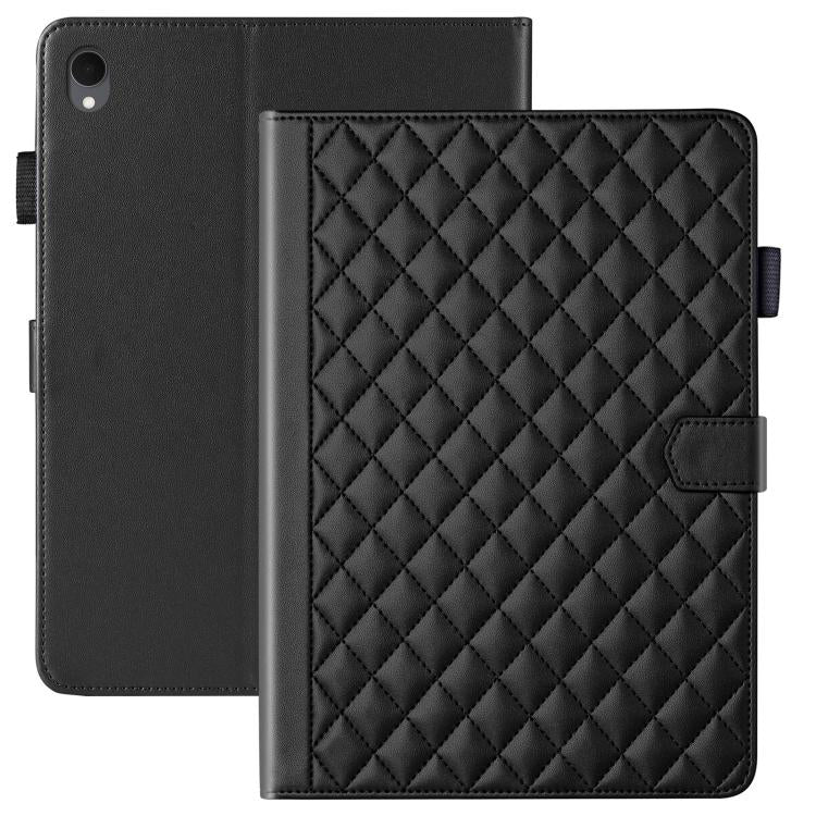 For Samsung Galaxy Tab S11 Rhombus Lattice Leather Tablet Case