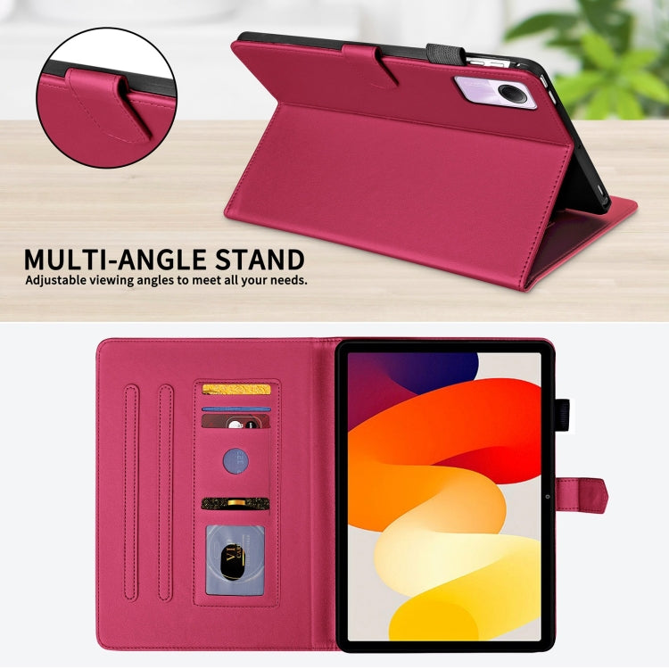 For Xiaomi Redmi Pad SE Rhombus Lattice Leather Tablet Case