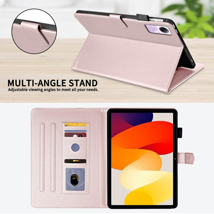 For Xiaomi Redmi Pad SE Rhombus Lattice Leather Tablet Case