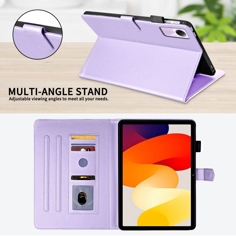 For Xiaomi Redmi Pad SE Rhombus Lattice Leather Tablet Case