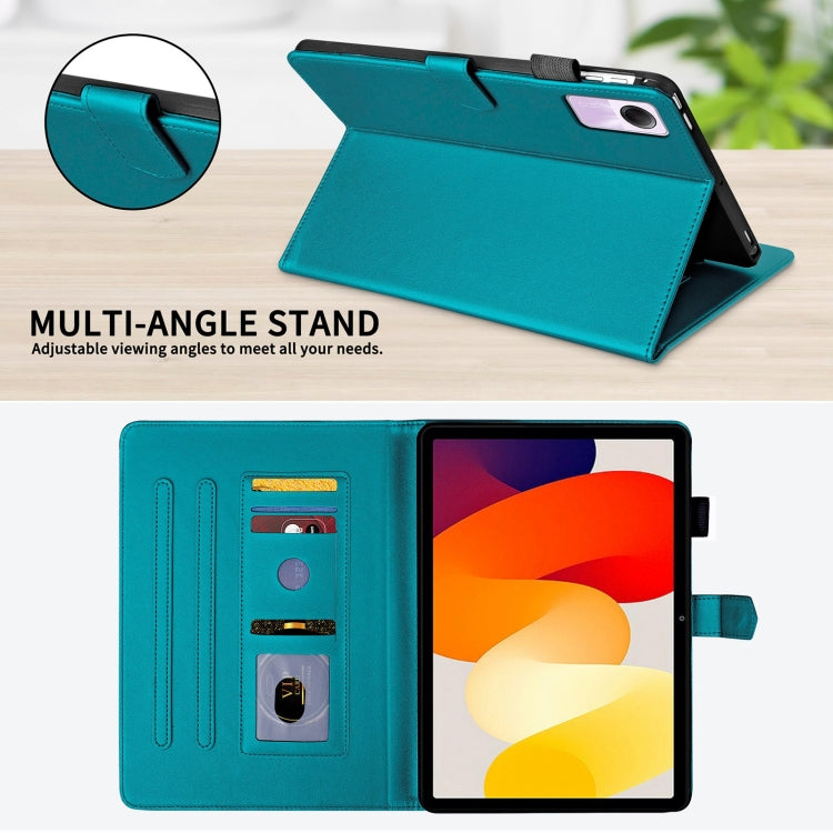For Xiaomi Redmi Pad SE Rhombus Lattice Leather Tablet Case