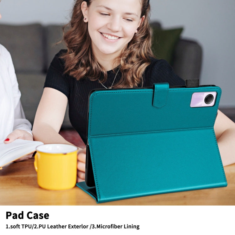For Xiaomi Redmi Pad SE Rhombus Lattice Leather Tablet Case