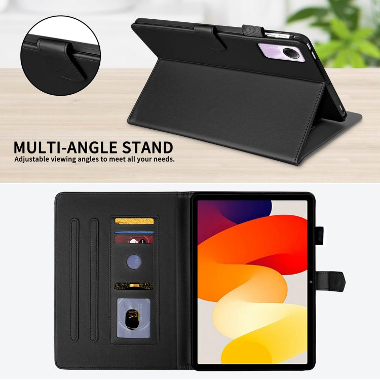 For Xiaomi Redmi Pad SE Rhombus Lattice Leather Tablet Case