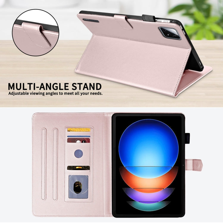 For Xiaomi Pad 6S Pro 12.4 Rhombus Lattice Leather Tablet Case