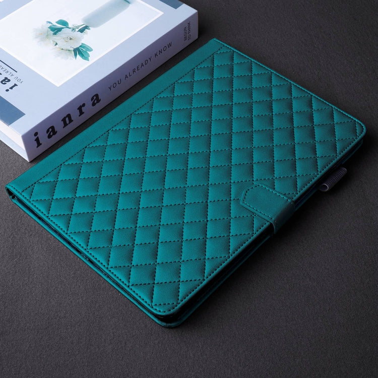 For Xiaomi Pad 6S Pro 12.4 Rhombus Lattice Leather Tablet Case