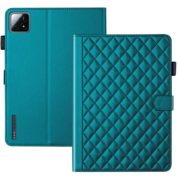 For Xiaomi Pad 6S Pro 12.4 Rhombus Lattice Leather Tablet Case