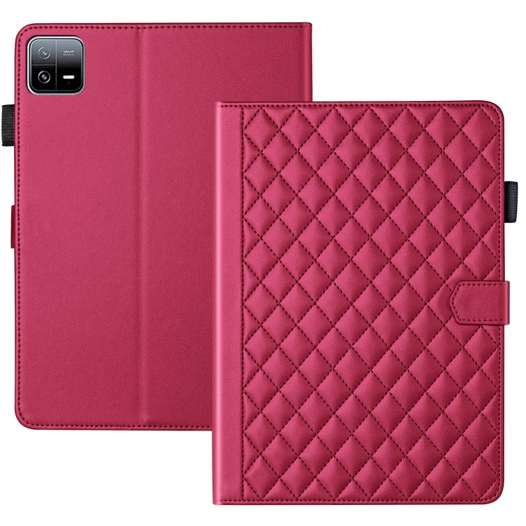For Xiaomi Pad 6 / 6 Pro Rhombus Lattice Leather Tablet Case