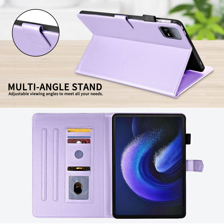 For Xiaomi Pad 6 / 6 Pro Rhombus Lattice Leather Tablet Case