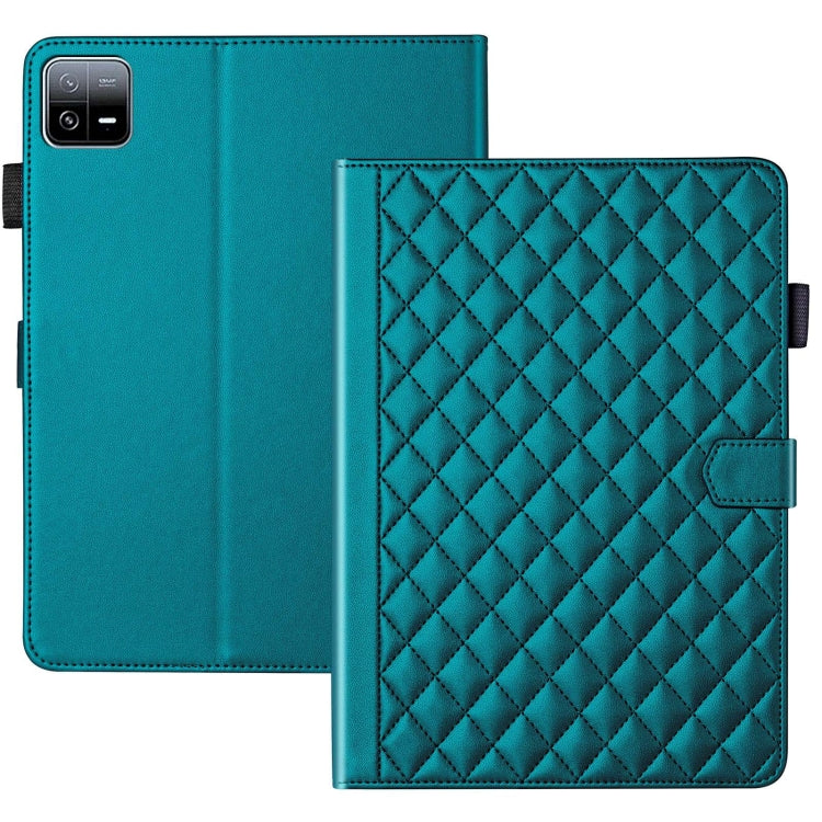 For Xiaomi Pad 6 / 6 Pro Rhombus Lattice Leather Tablet Case