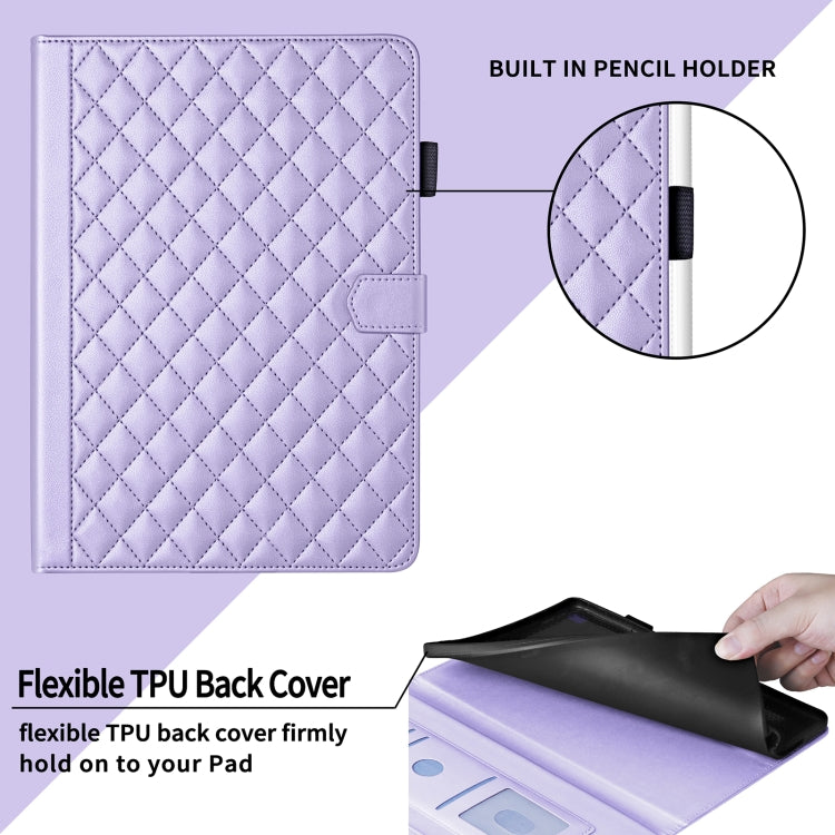 For Xiaomi Pad 7 / 7 Pro Rhombus Lattice Leather Tablet Case