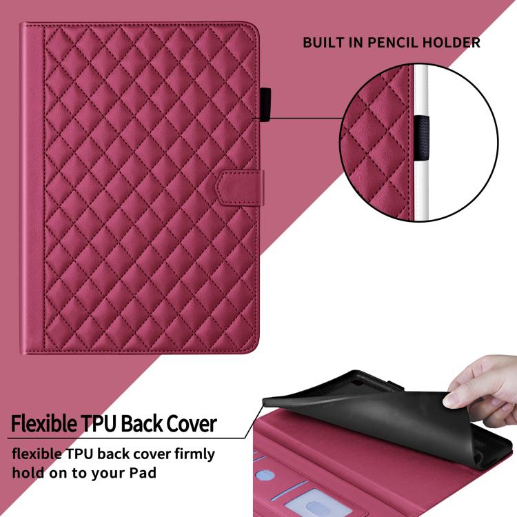 For Xiaomi Redmi Pad 8.8 inch 2025 Rhombus Lattice Leather Tablet Case