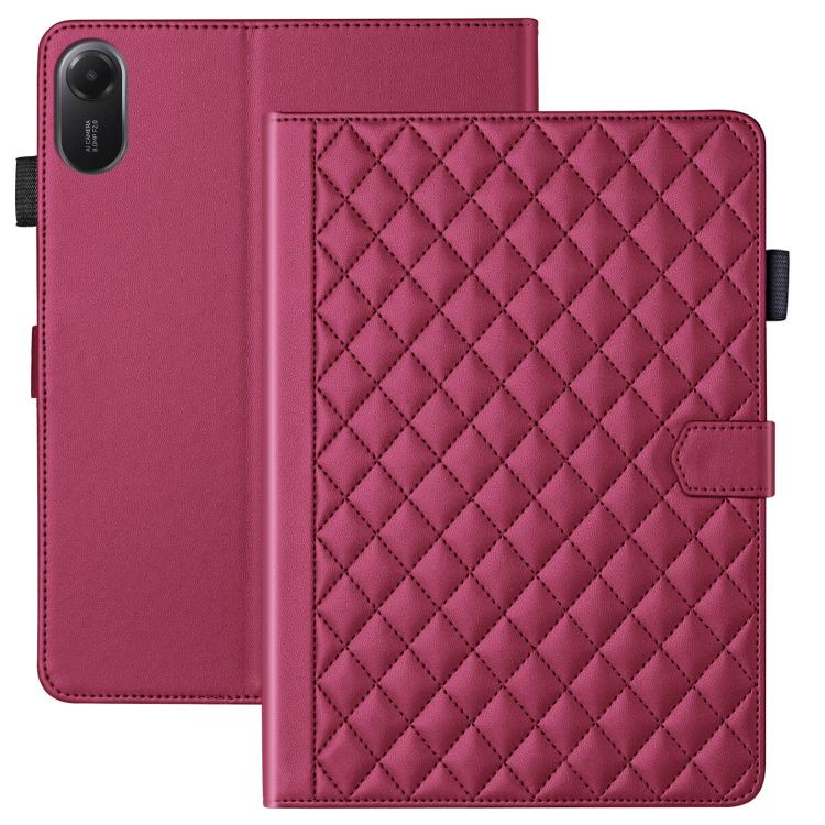 For Xiaomi Redmi Pad 2 / Pad SE 2025 Rhombus Lattice Leather Tablet Case