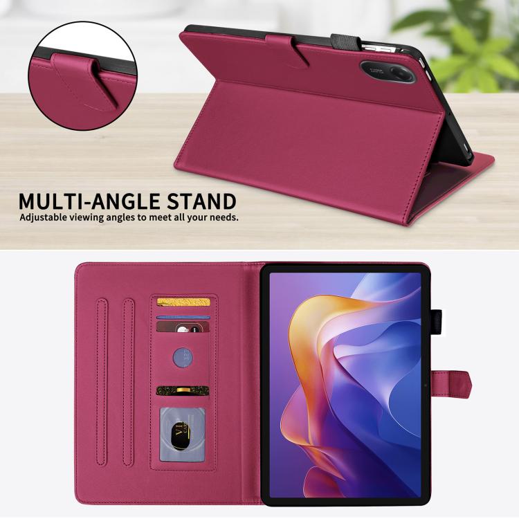 For Xiaomi Redmi Pad 2 / Pad SE 2025 Rhombus Lattice Leather Tablet Case