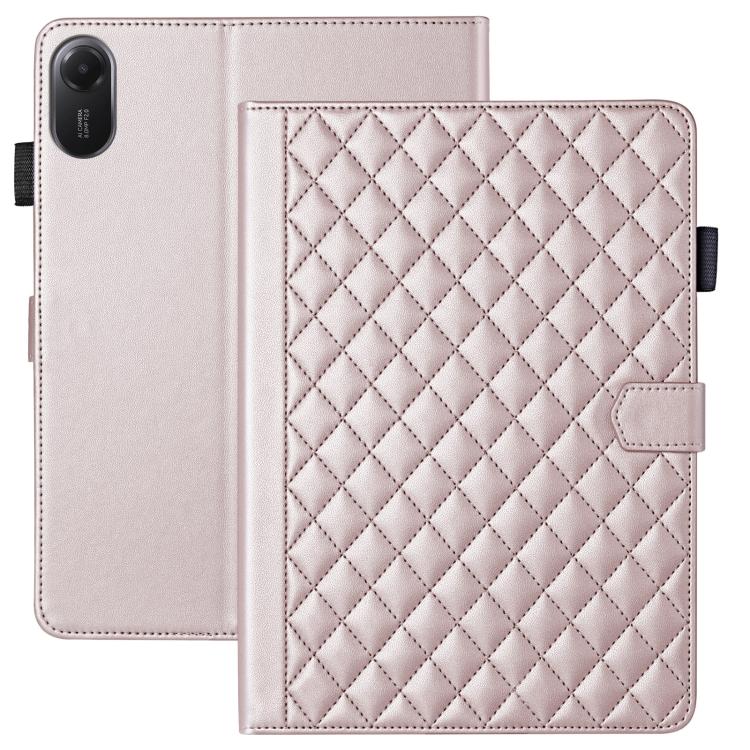 For Xiaomi Redmi Pad 2 / Pad SE 2025 Rhombus Lattice Leather Tablet Case