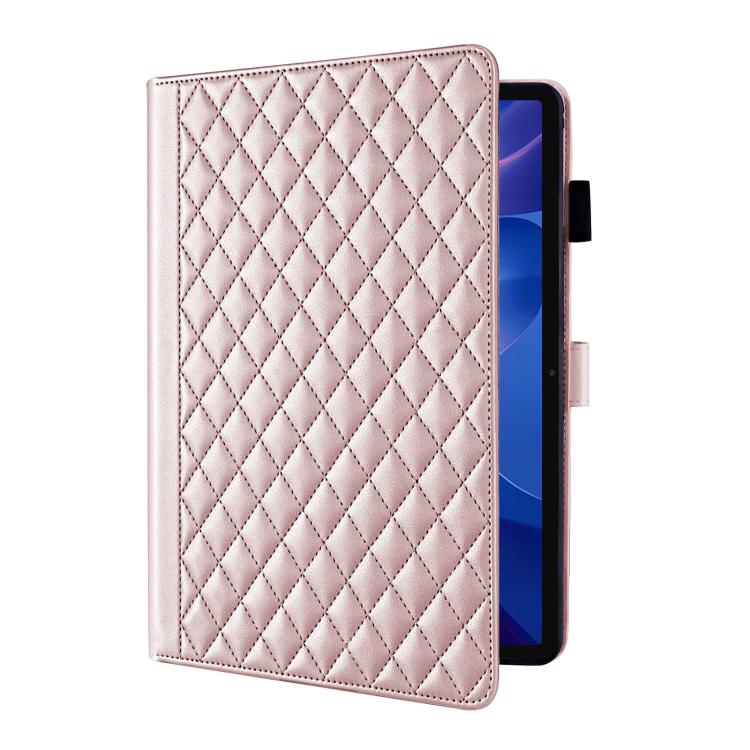 For Xiaomi Redmi Pad 2 / Pad SE 2025 Rhombus Lattice Leather Tablet Case