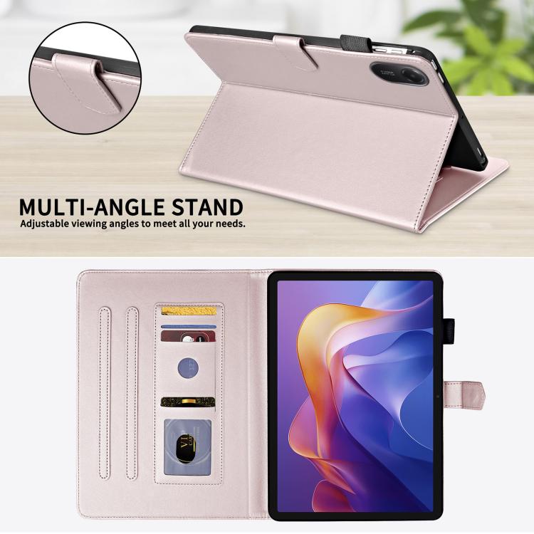 For Xiaomi Redmi Pad 2 / Pad SE 2025 Rhombus Lattice Leather Tablet Case