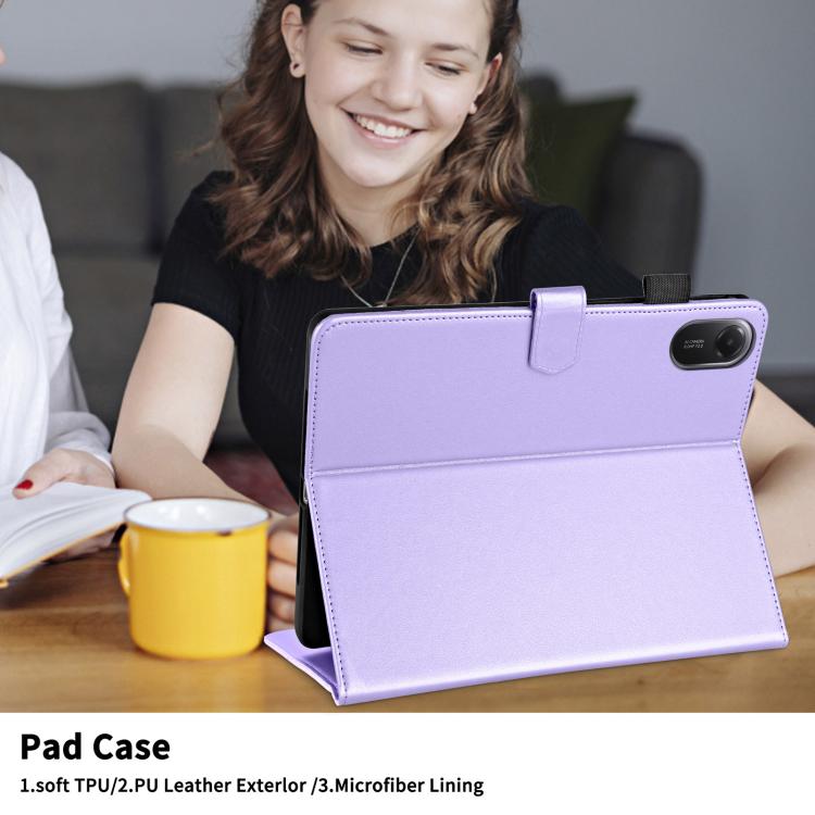 For Xiaomi Redmi Pad 2 / Pad SE 2025 Rhombus Lattice Leather Tablet Case